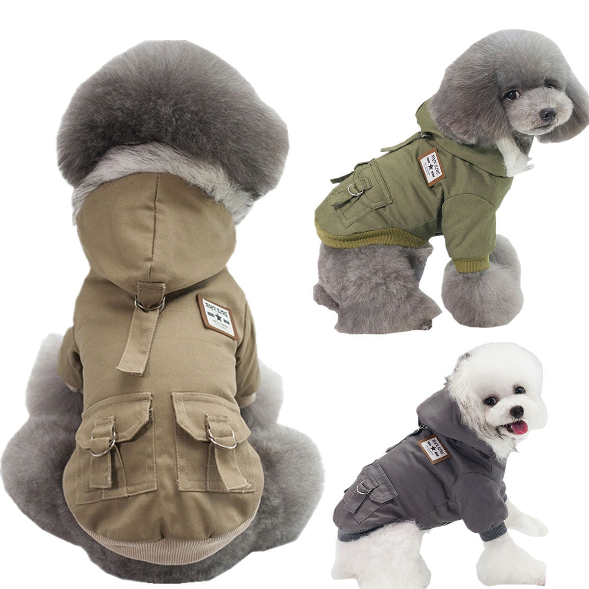 Pet Clothing Dog Clothes Autumn And Winter New Pet Clothes Pet Legs Cotton Clothes Junlu Cotton Clothes Fleece