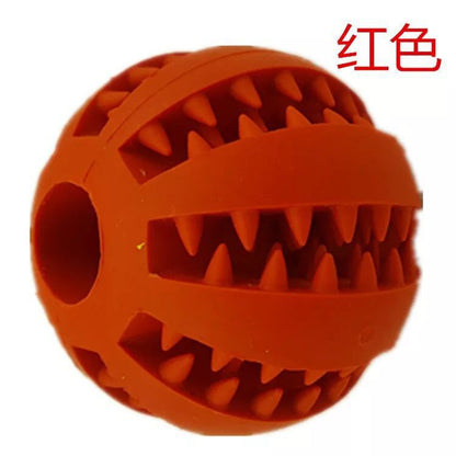 Pet Puppy Toy Ball Dog Labrador Golden Retriever Toy Elastic Dog Ball Puppies Molar Teeth Resistant To Bite