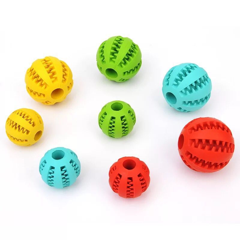 Pet Puppy Toy Ball Dog Labrador Golden Retriever Toy Elastic Dog Ball Puppies Molar Teeth Resistant To Bite