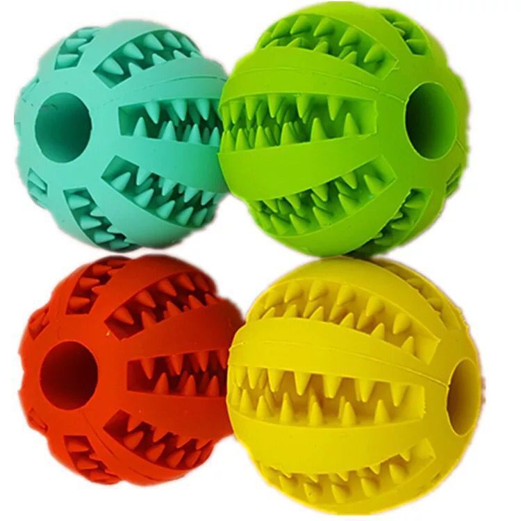 Pet Puppy Toy Ball Dog Labrador Golden Retriever Toy Elastic Dog Ball Puppies Molar Teeth Resistant To Bite