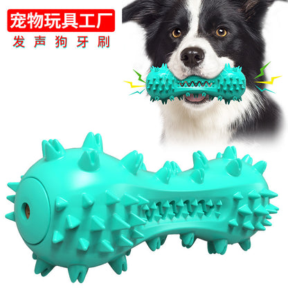 New Product Explosion Amazon Dog Toothbrush Sound Molar Stick Dog Toy