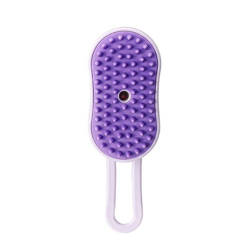 Cross-border Explosion Spray Comb Cat And Dog Cleaning Supplies Pet Spray Massage Comb Wash-free One-key Hair Removal Comb